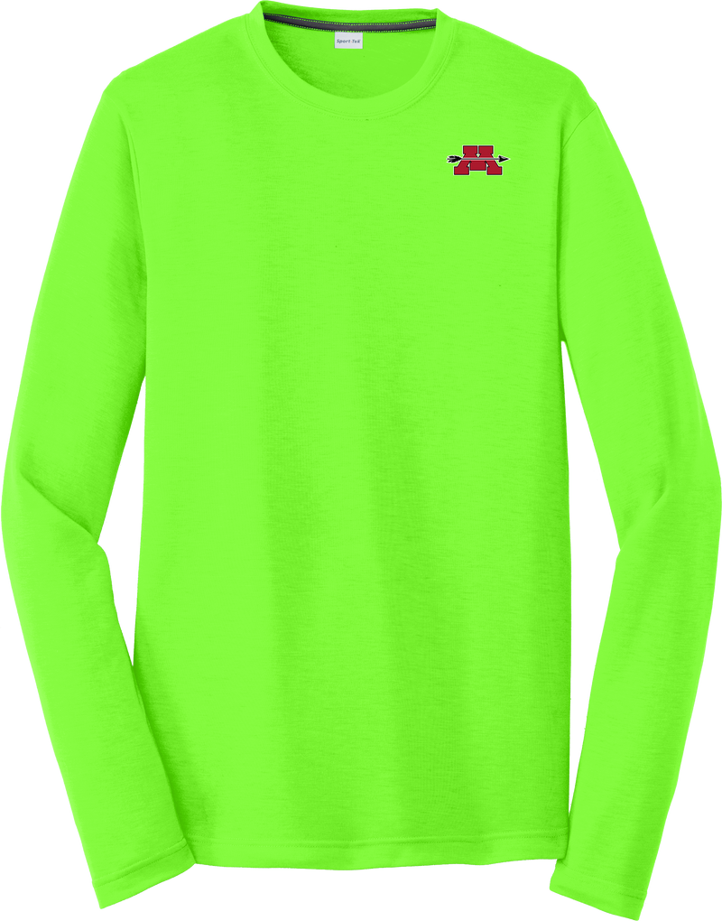 Mercer Arrows Long Sleeve PosiCharge Competitor Cotton Touch Tee