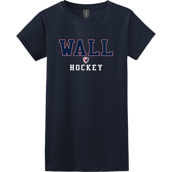 Wall Hockey Softstyle Ladies T-Shirt