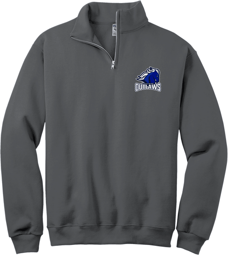 Brandywine Outlaws NuBlend 1/4-Zip Cadet Collar Sweatshirt