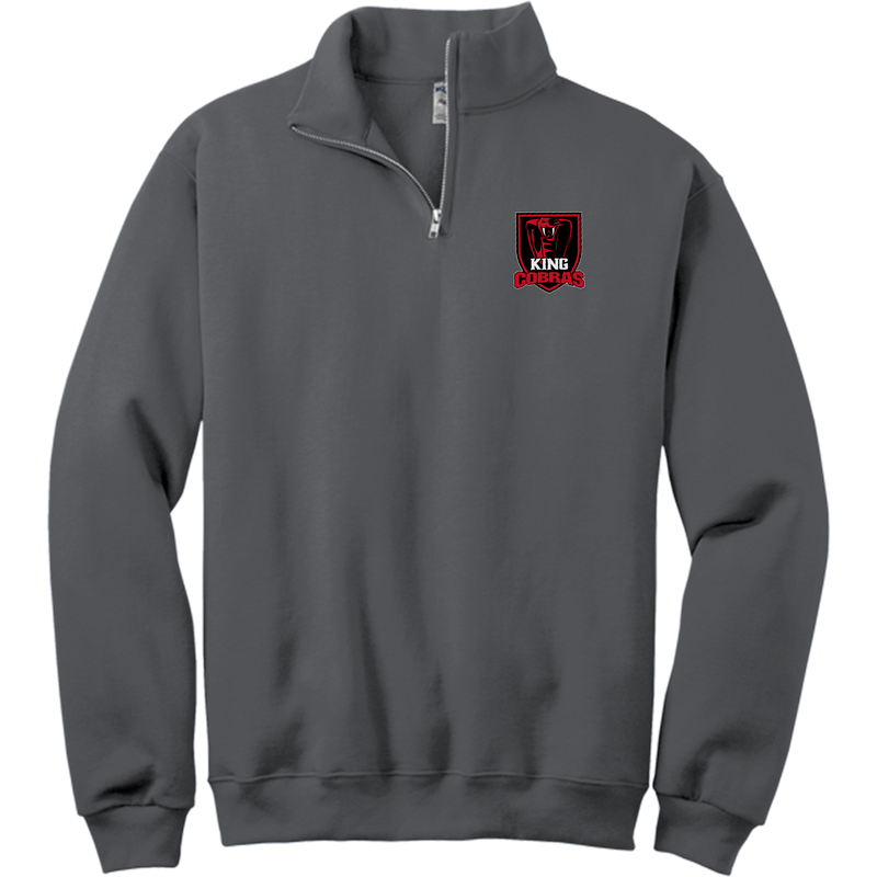 King Cobras NuBlend 1/4-Zip Cadet Collar Sweatshirt