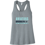 Brooklyn Aviators Womens Jersey Racerback Tank