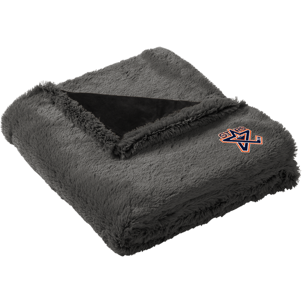 NY Stars Faux Fur Blanket