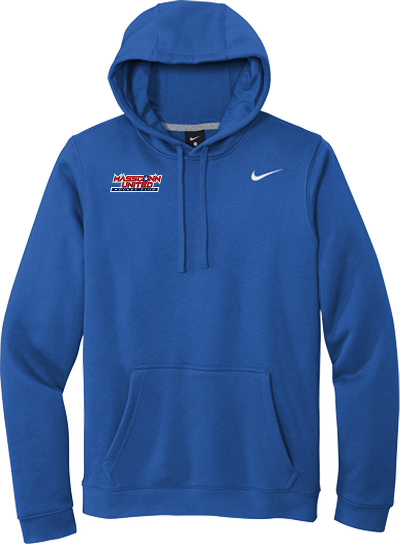 Mass Conn United Nike Club Fleece Pullover Hoodie