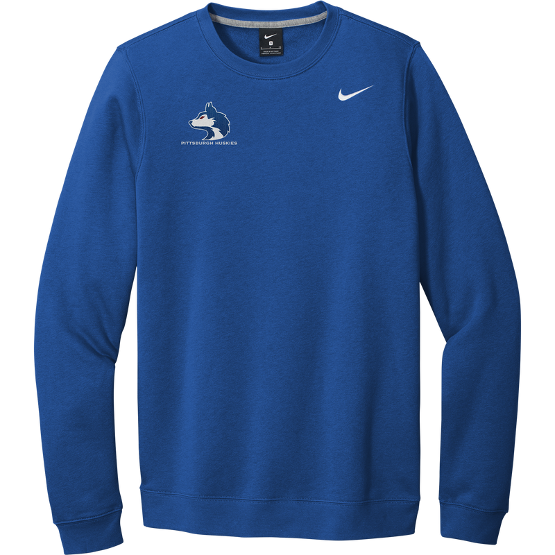 Pittsburgh Huskies Nike Club Fleece Crew