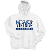 East Coast Vikings (Mens) Ultimate Cotton - Pullover Hooded Sweatshirt