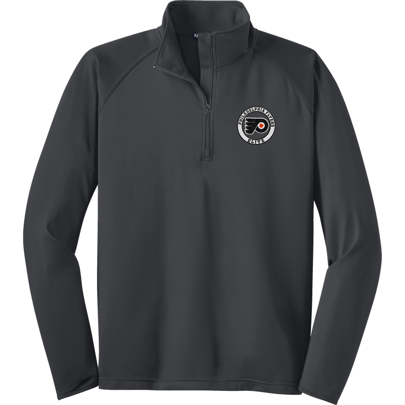 Philadelphia Flyers Elite Sport-Wick Stretch 1/4-Zip Pullover