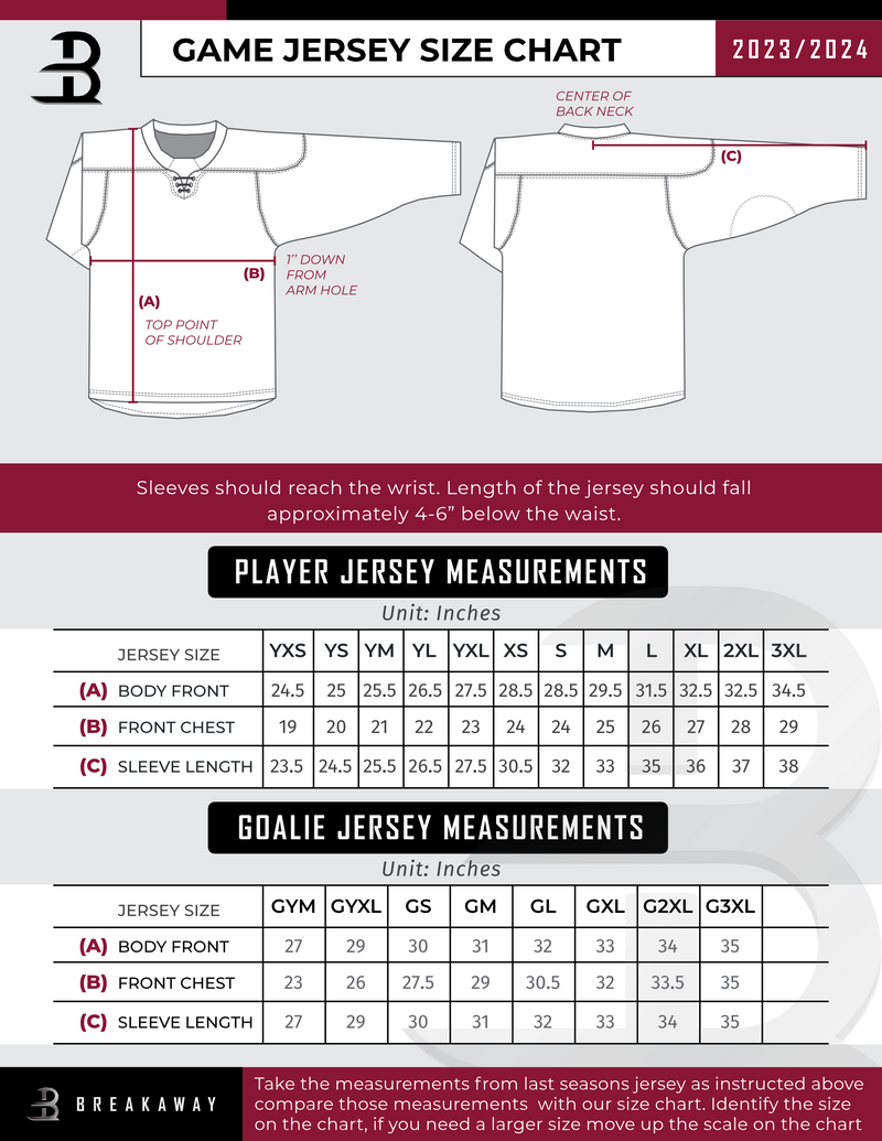 Mercer Tier 1 Half Ice Mites Adult Player Jersey