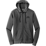 Igloo Jaguars New Era Tri-Blend Fleece Full-Zip Hoodie