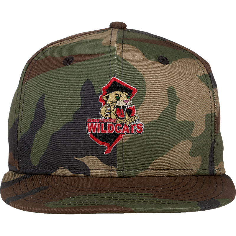 Jersey Shore Wildcats New Era Flat Bill Snapback Cap