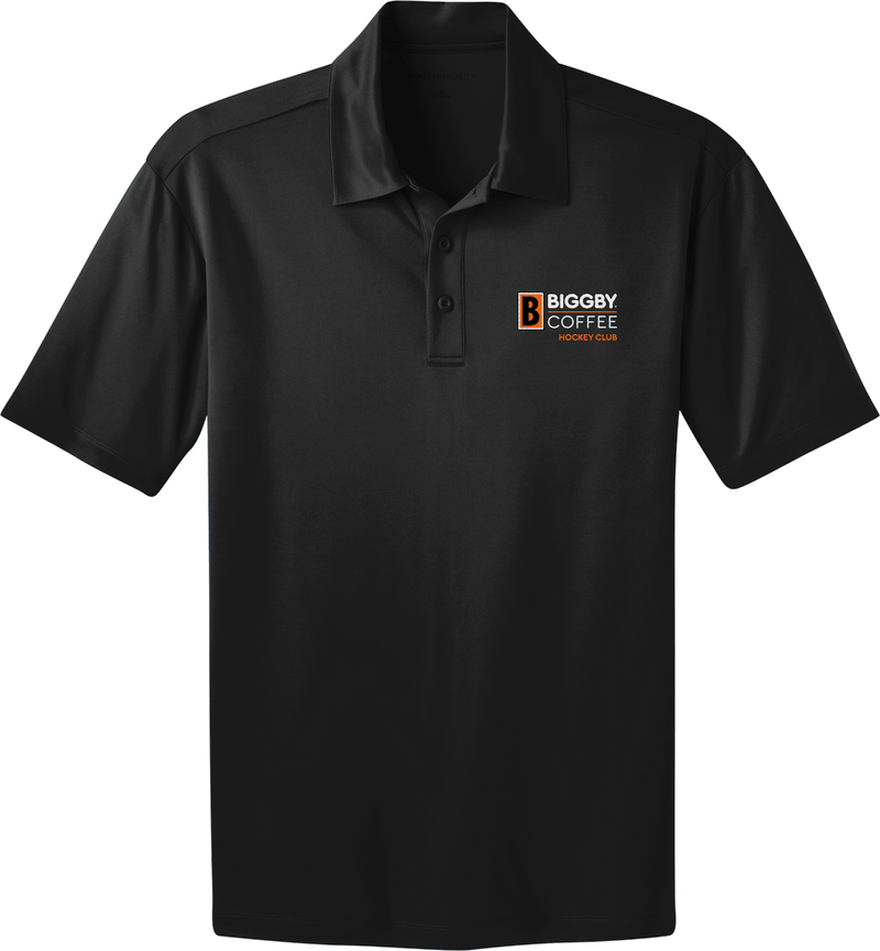 Biggby Coffee Hockey Club Adult Silk Touch Performance Polo