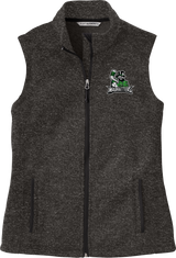 Atlanta Madhatters Ladies Sweater Fleece Vest