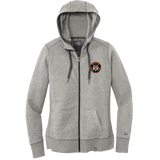 Princeton Jr. Tigers New Era Ladies French Terry Full-Zip Hoodie