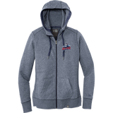 CT Wolfpack South New Era Ladies French Terry Full-Zip Hoodie