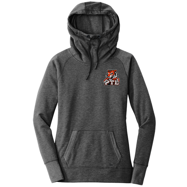 Princeton Tiger Lilies New Era Ladies Tri-Blend Fleece Pullover Hoodie