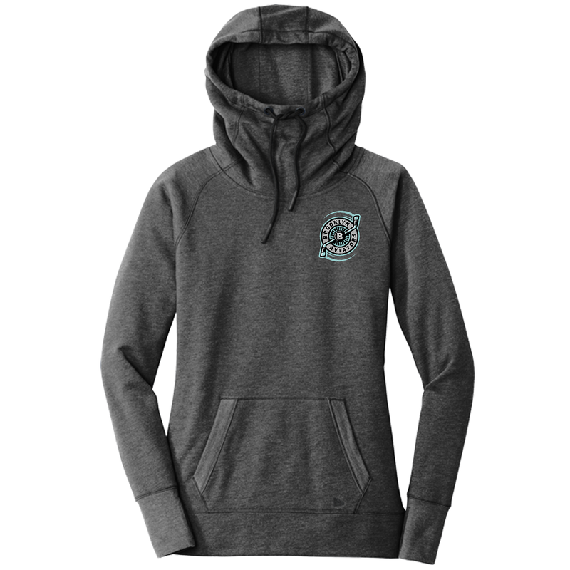 Brooklyn Aviators New Era Ladies Tri-Blend Fleece Pullover Hoodie