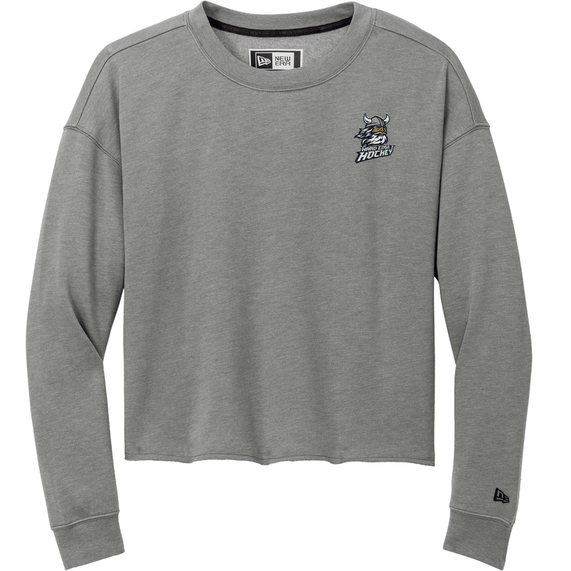 Hard Edge Hockey New Era Ladies Tri-Blend Fleece Crop Crew