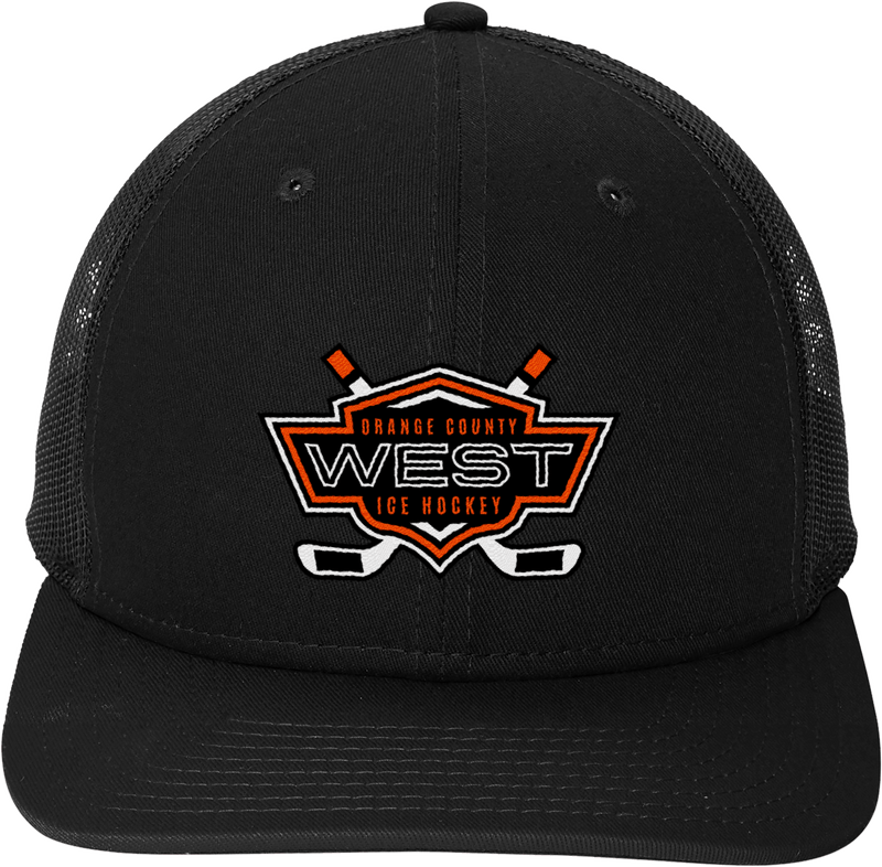 Orange County West New Era Snapback Low Profile Trucker Cap