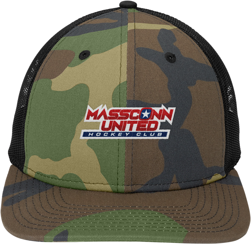 Mass Conn United New Era Snapback Low Profile Trucker Cap