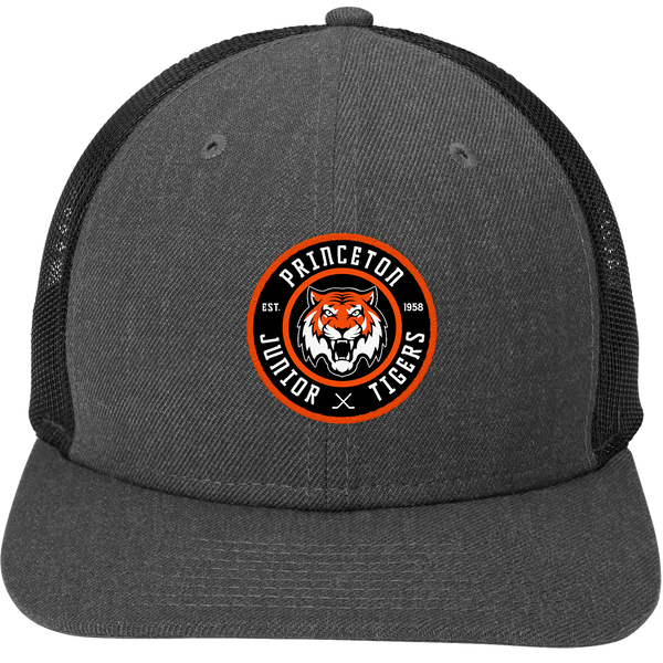 Princeton Jr. Tigers New Era Snapback Low Profile Trucker Cap