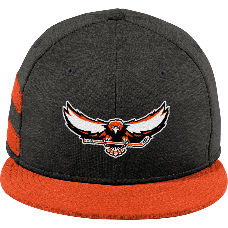 Orange County West New Era Shadow Heather Striped Flat Bill Snapback Cap