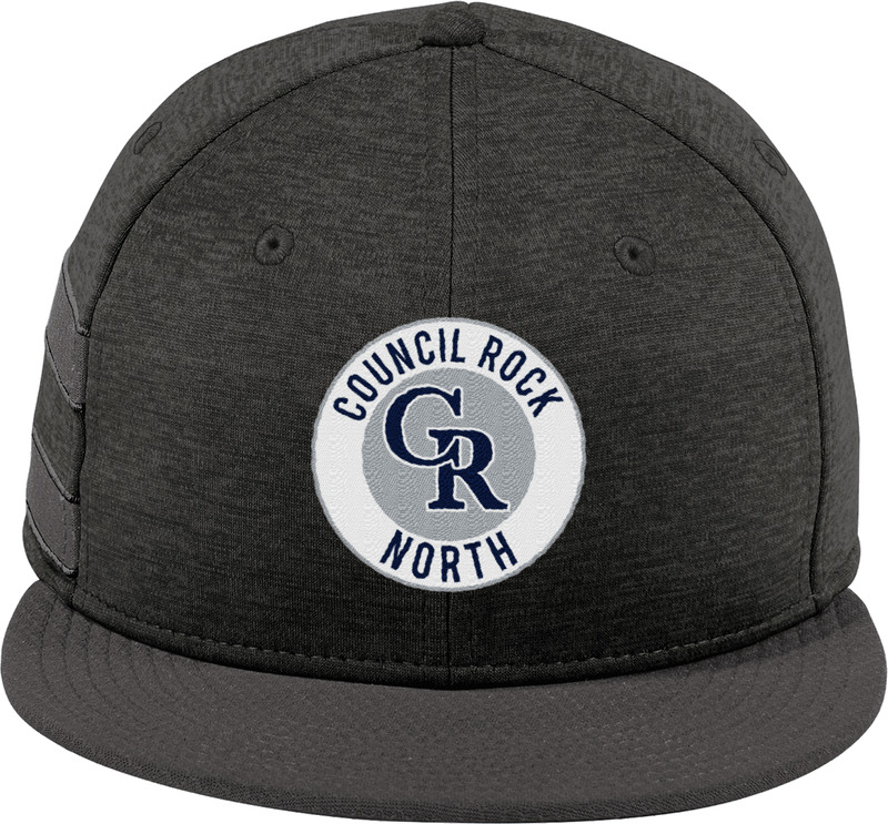 Council Rock North New Era Shadow Heather Striped Flat Bill Snapback Cap