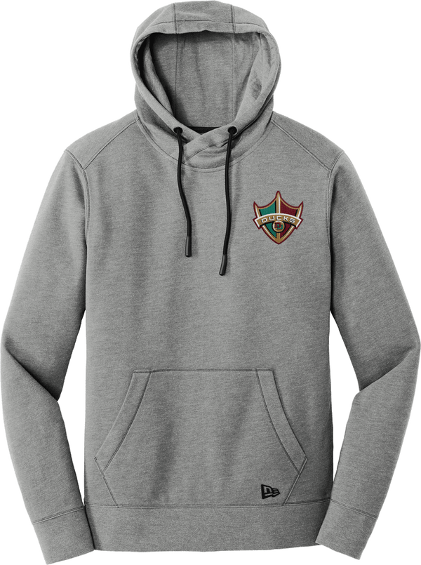 Delaware Ducks New Era Tri-Blend Fleece Pullover Hoodie