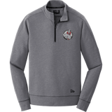 CT Whalers Tier 2 New Era Tri-Blend Fleece 1/4-Zip Pullover