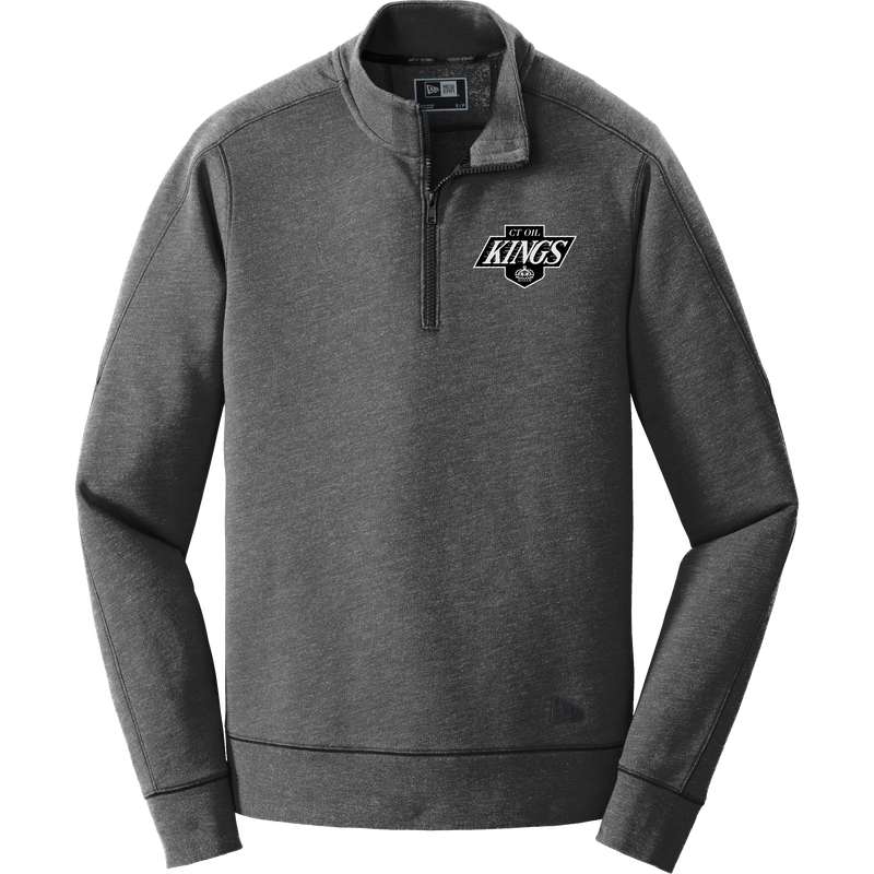 CT Oil Kings New Era Tri-Blend Fleece 1/4-Zip Pullover