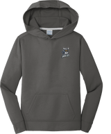 Hard Edge Hockey Youth Performance Fleece Pullover Hooded Sweatshirt