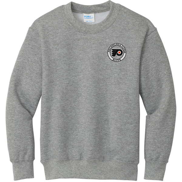 Philadelphia Flyers Elite Youth Core Fleece Crewneck Sweatshirt