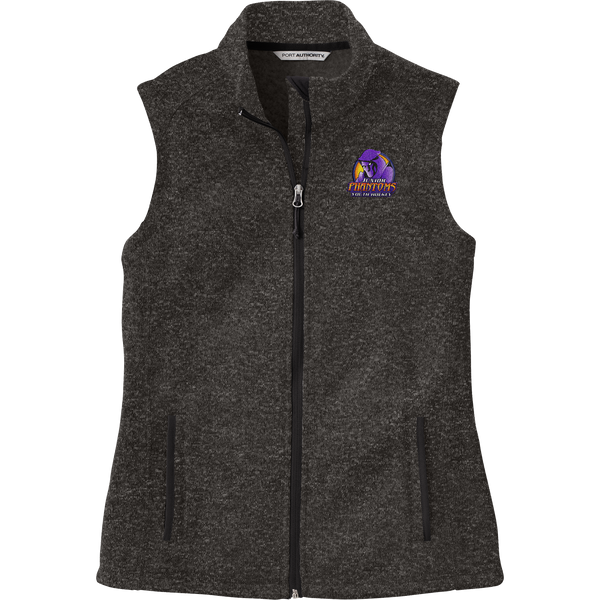 Jr. Phantoms Ladies Sweater Fleece Vest