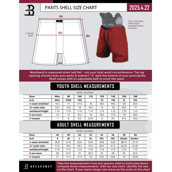 Avon Grove Youth Sublimated Pants Shell