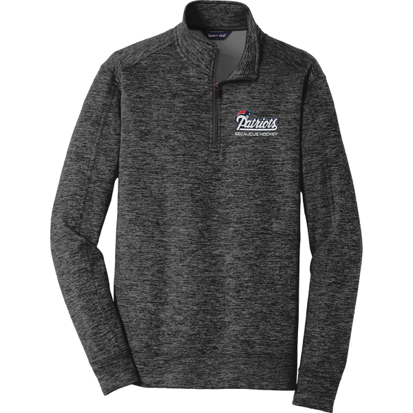 Secaucus Patriots PosiCharge Electric Heather Fleece 1/4-Zip Pullover