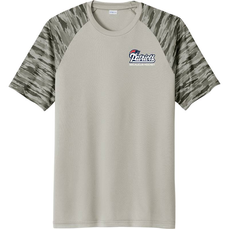 Secaucus Patriots Drift Camo Colorblock Tee