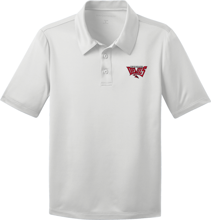 York Devils Youth Silk Touch Performance Polo