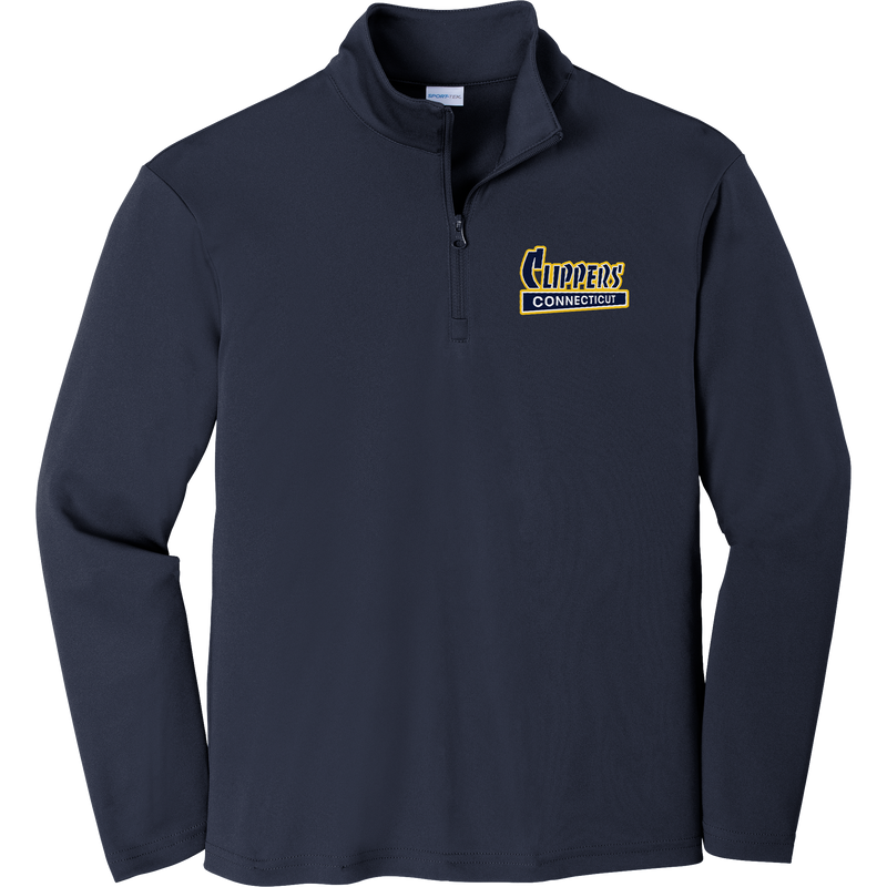 CT Clippers Youth PosiCharge Competitor 1/4-Zip Pullover