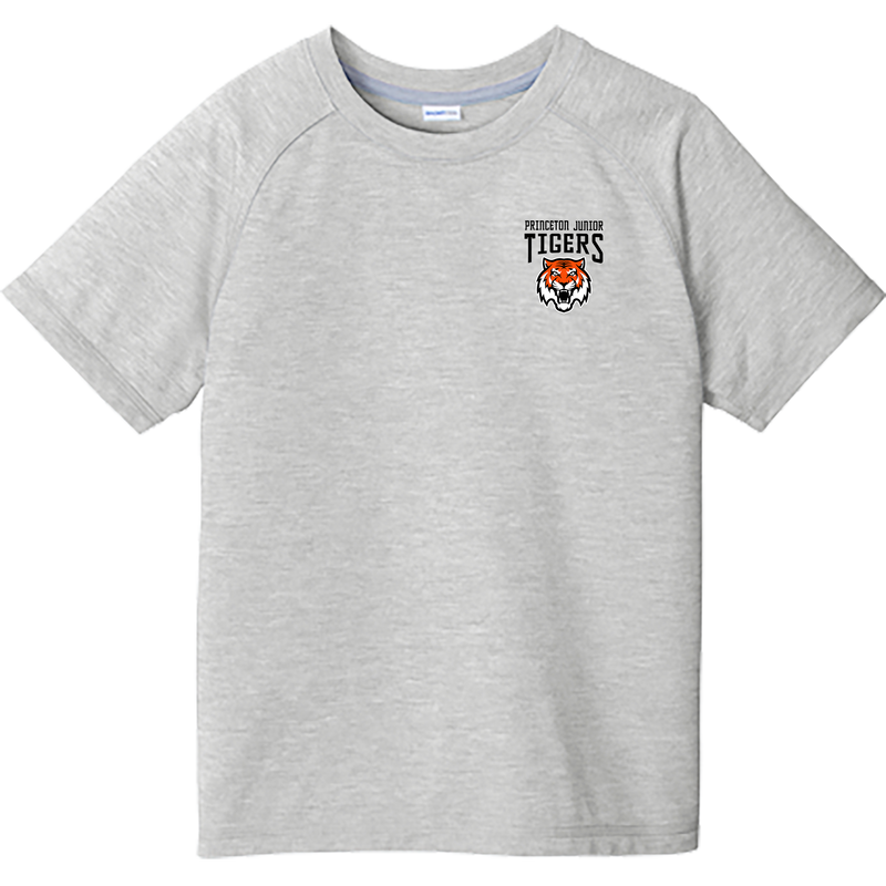 Princeton Jr. Tigers Youth PosiCharge Tri-Blend Wicking Raglan Tee