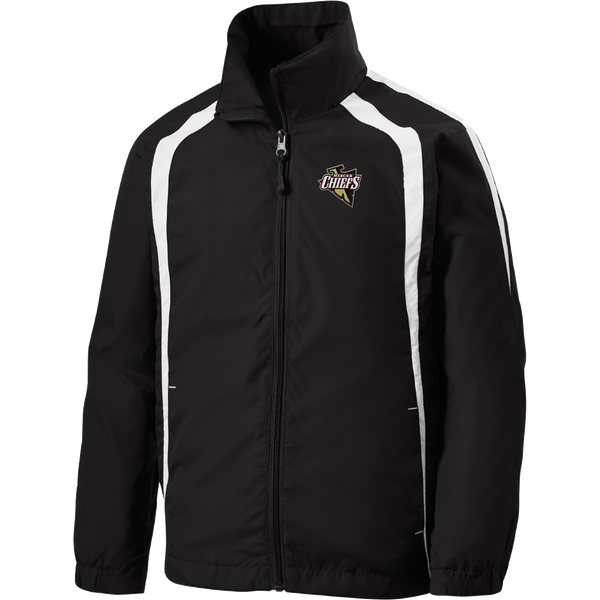 Mercer Chiefs Youth Colorblock Raglan Jacket