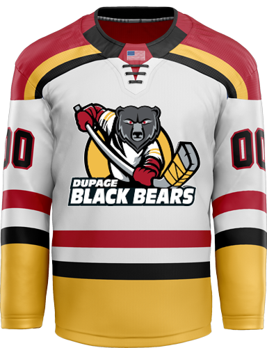 Dupage Black Bears Adult Goalie Hybrid Jersey